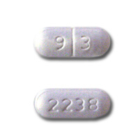 Pill 93 2238 White Oval is Cephalexin Monohydrate