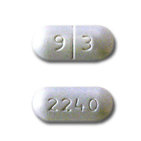 Pill 93 2240 White Capsule/Oblong is Cephalexin Monohydrate