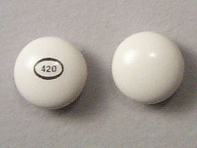 Pill 420 White Round is Ibuprofen