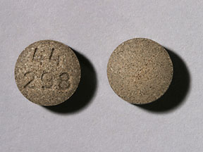 Pill 44 298 Brown Round is Senna