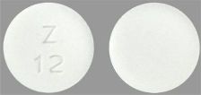 Pill Z 12 White Round is Lamotrigine (Chewable, Dispersible)