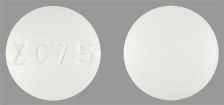 Risperidone 1 mg ZC 75