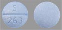 Clonidine hydrochloride 0.1 mg S 263