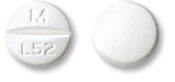Pill M L52 White Round is Lamotrigine
