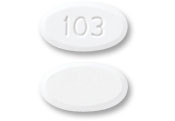 Acetaminophen and Oxycodone Hydrochloride 325 mg / 2.5 mg 103