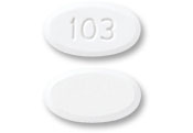 Acetaminophen and oxycodone hydrochloride 325 mg / 2.5 mg 103