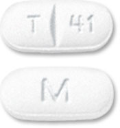 Pill M T 41 White Capsule/Oblong is Trandolapril