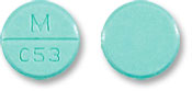 Carbidopa and levodopa (orally disintegrating) 25 mg / 250 mg M C53