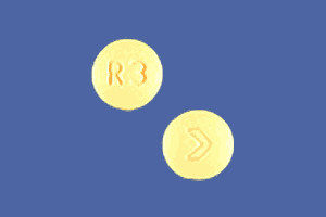 Pill R3 > Yellow Round is Risperidone