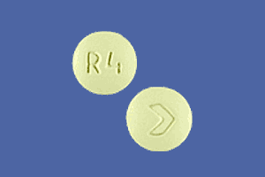 Pill R4 > Green Round is Risperidone