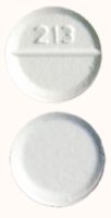 Pill 213 White Round is Alprazolam (orally disintegrating)