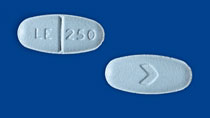 Pill LE 250 > Blue Oval is Levetiracetam