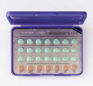 Pill WATSON 632 Brown Round is Microgestin Fe 1.5/30