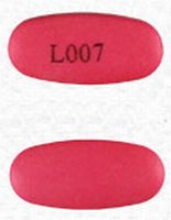 Pill L007 Purple Oval is Divalproex Sodium Delayed-Release