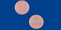 Pill TI 200 > Pink Round is Topiramate