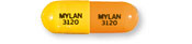 Temazepam 22.5 mg MYLAN 3120 MYLAN 3120