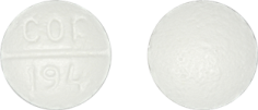 Pill cor 194 es Clorhidrato de Benzfetamina 50 mg