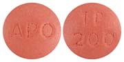 Topiramate 200 mg APO TP 200