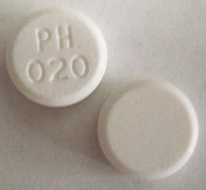 Pill PH 020 on Pharbetol Regular Strength asetaminofeeni 325 mg