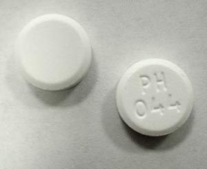 Pill PH 044 White Round is Pharbetol Extra Strength