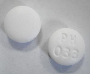 Aspirin 325 mg PH 033