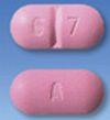 Amoxicillin trihydrate 875 mg A 6 7