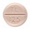 Pill TL 125 Orange Round is Hydrochlorothiazide