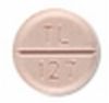 Pill TL 127 Orange Round is Hydrochlorothiazide