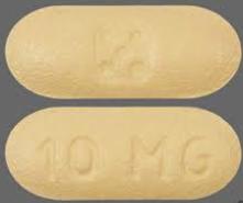 Pill Logo 10 MG Yellow Capsule-shape is Zolpidem Tartrate