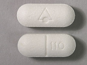 Pill Logo 110 is DriHist SR chlorpheniramine 8 mg / phenylephrine 20 mg / methscopolamine 2.5 mg
