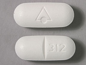 Pill Logo 312 White Capsule/Oblong is Guaifenesin DM