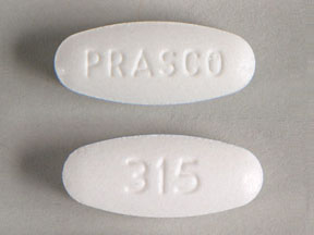 Pill 315 PRASCO is Wellbid-D 600 mg / 40 mg