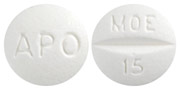 Moexipril hydrochloride 15 mg APO MOE 15