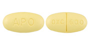 Oxcarbazepine 600 mg APO OXC 600
