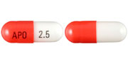 Ramipril 2.5 mg APO 2.5
