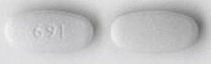 Pill 691 White Capsule/Oblong is Divalproex Sodium Extended-Release