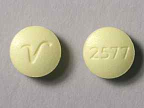 Pill V 2577 Yellow Round is Colchicine