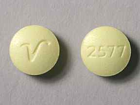 Pill V 2577 Yellow Round is Colchicine