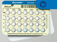 Azurette ethinyl estradiol 0.01 mg WATSON 941