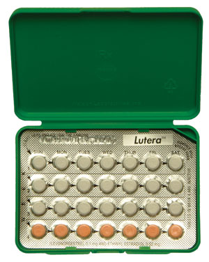 Lutera ethinyl estradiol 0.02 mg / levonorgestrel 0.1 mg WATSON 949