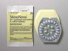 Pill WPI 526 Blue Round is MonoNessa