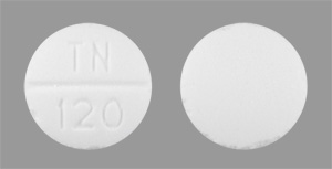 Pill TN 120 White Round is Sodium Bicarbonate