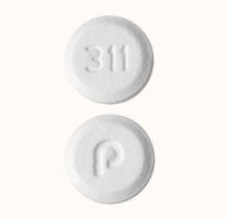 Pill P 311 White Round is Risperidone (Orally Disintegrating)