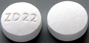 Pill ZD 22 White Round is Risperidone (Orally Disintegrating)