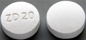 Pill ZD 20 White Round is Risperidone (Orally Disintegrating)