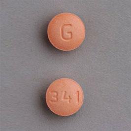 Pill G 341 Orange Round is Hydralazine Hydrochloride
