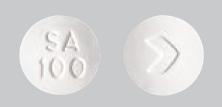 Sumatriptan succinate 100 mg SA 100 >