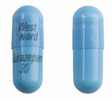 Flurazepam hydrochloride 30 mg West-ward Flurazepam 30