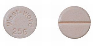 Hydrochlorothiazide 25 mg West-ward 256