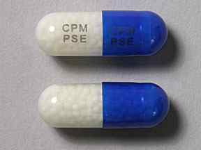 Pill CPM PSE CPM PSE Blue Capsule-shape is Decongestine TR